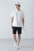 デルタ半袖ハーフジップアップカットソー (MENS)