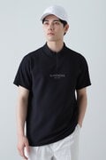 デルタ半袖ハーフジップアップカットソー (MENS)