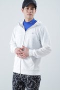 スクエアロゴジャガードフルジップフーディー (MENS)