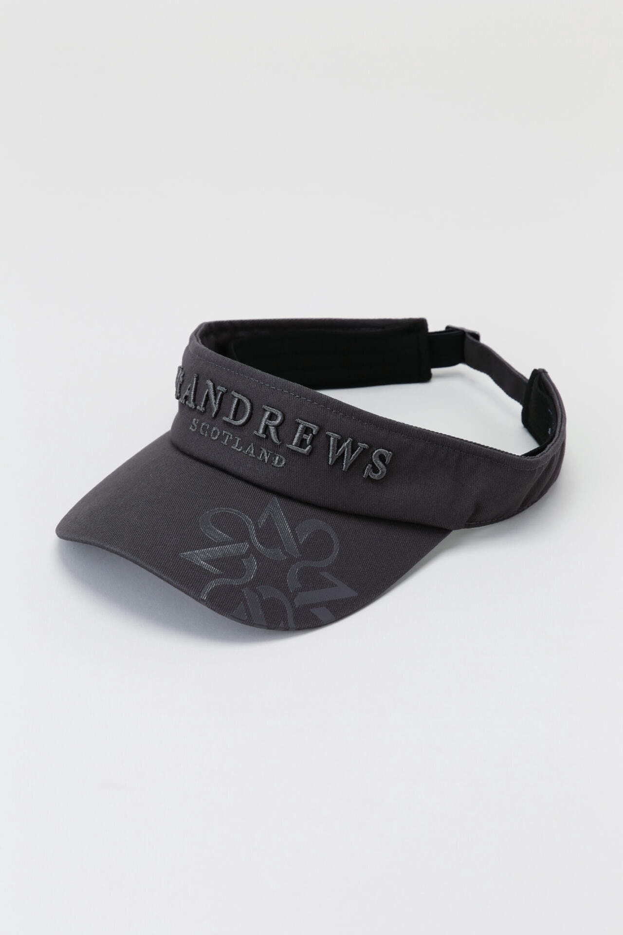 St ANDREWS】刺繍ロゴバイザー (UNISEX)