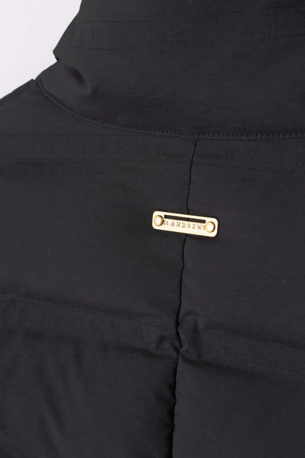 ロゴジャガード中綿ブルゾン (WOMENS)