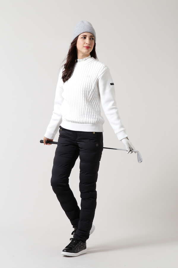 ロゴジャガード中綿パンツ (WOMENS)