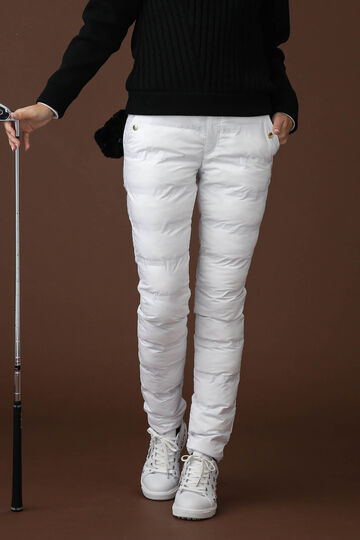ロゴジャガード中綿パンツ (WOMENS)