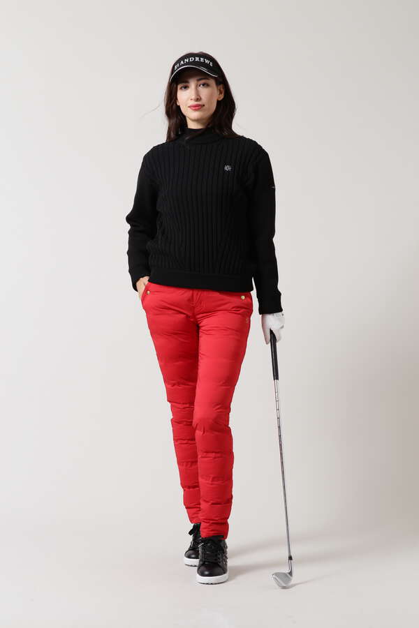 ロゴジャガード中綿パンツ (WOMENS)