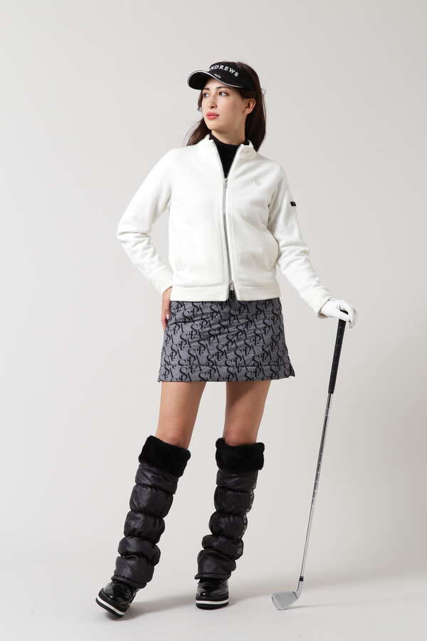 STAモノグラムプリント中綿キルトスカート (WOMENS)