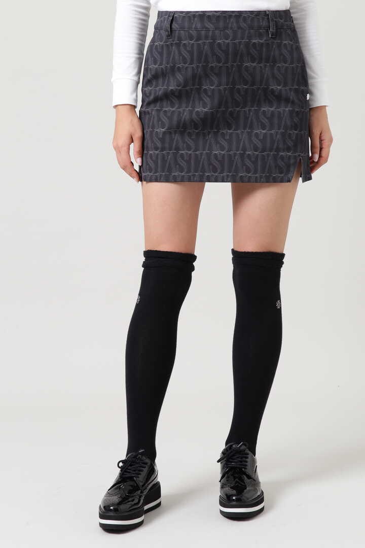 発売モデル セントアンドリュース 黒地模様入りスカートサイズS