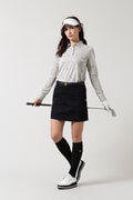 ロゴジャガード長袖シャツ (WOMENS)