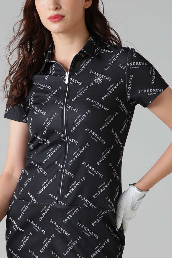 クロッシングロゴ ジャガードワンピース (WOMENS)
