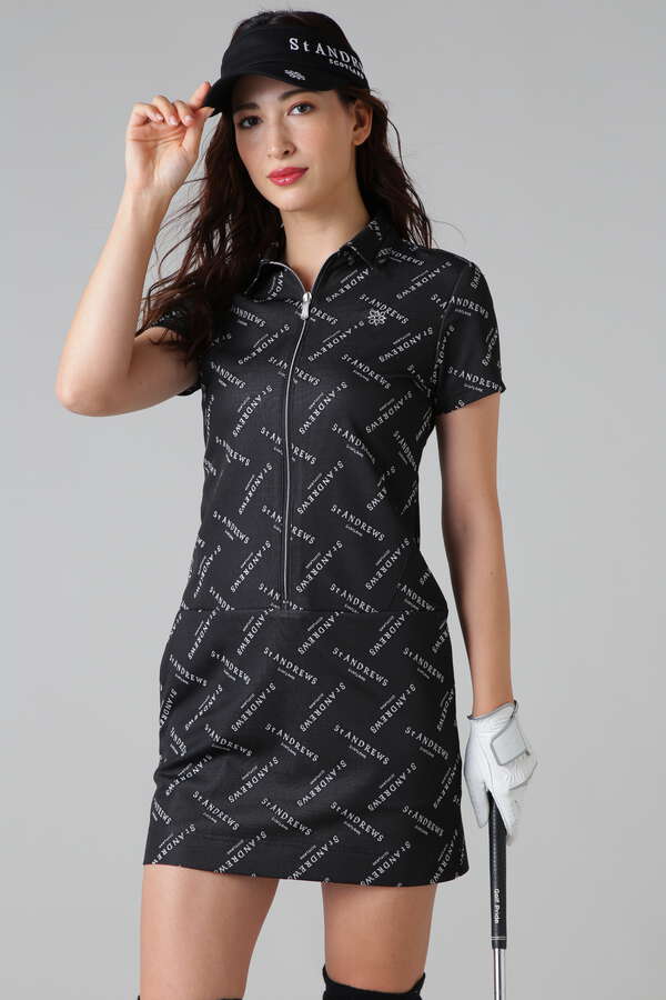 クロッシングロゴ ジャガードワンピース (WOMENS)