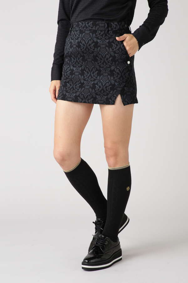ゴシックダマスクジャガード スカート (WOMENS)