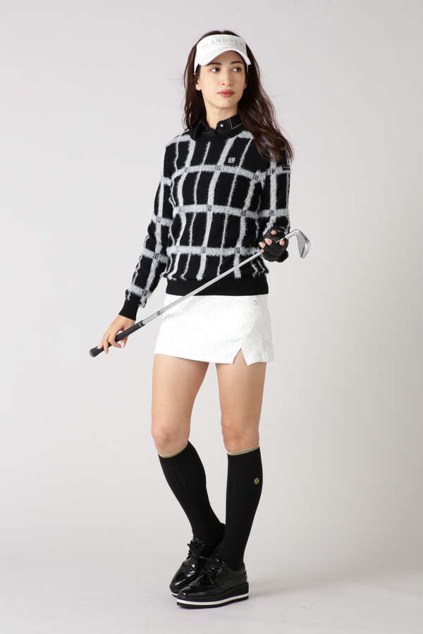 ゴシックダマスクジャガード スカート (WOMENS)