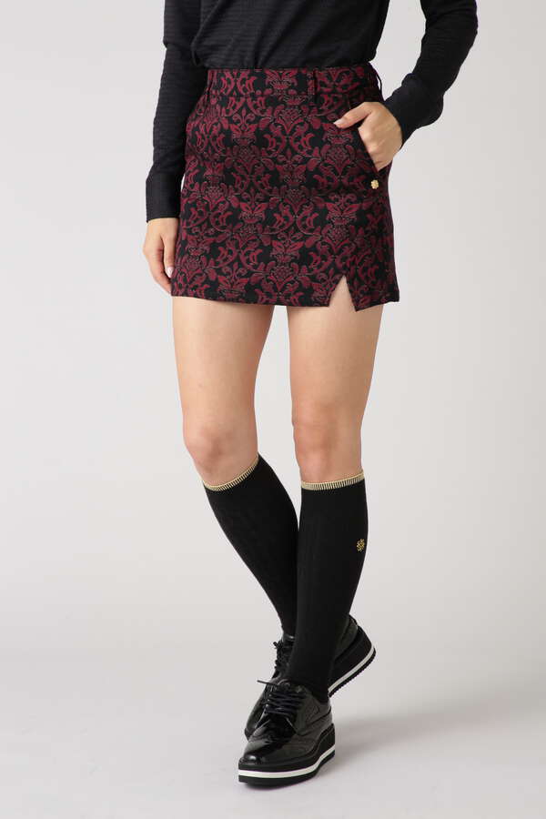 ゴシックダマスクジャガード スカート (WOMENS)