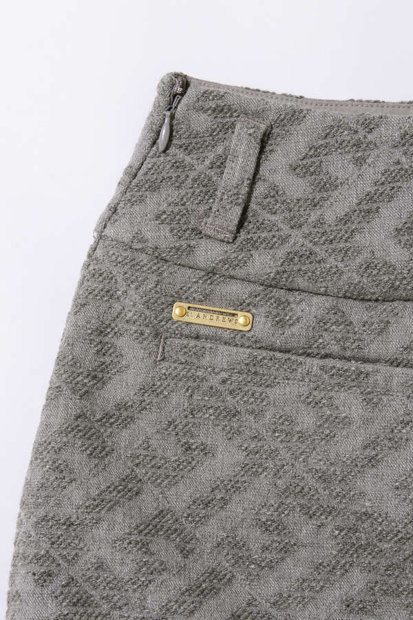 STモノグラムジャガードスカート (WOMENS)