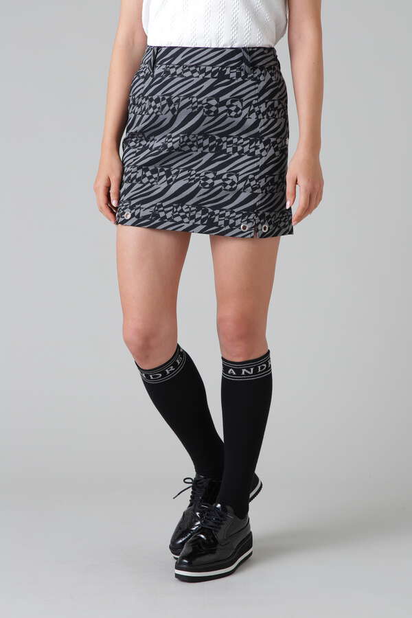 オプアートジャガードスカート (WOMENS)
