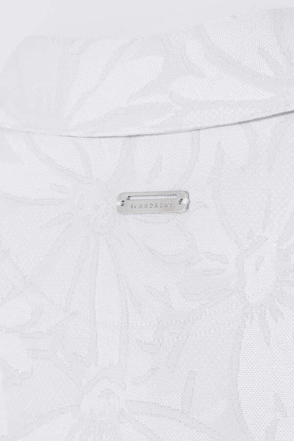 マーガレットフラワージャガード半袖シャツ (WOMENS)