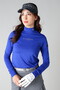 カチオンポリエステルベア天竺長袖ハイネック (WOMENS)