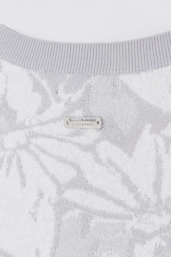 マーガレットフラワージャガードプルオーバーニット (WOMENS)