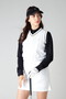 14G寄せ柄×地柄ニットベスト (WOMENS)