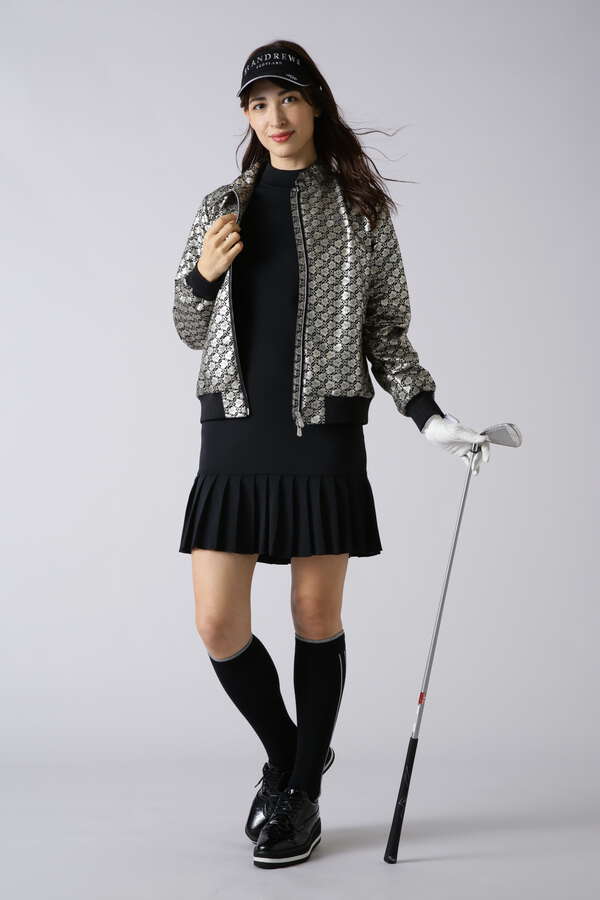STボニースコットランド箔プリントブルゾン (WOMENS)