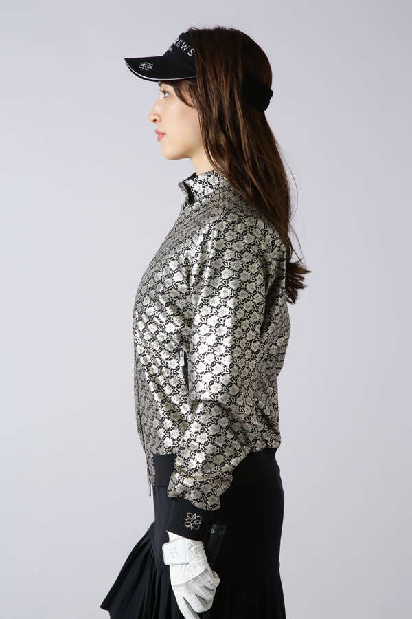 STボニースコットランド箔プリントブルゾン (WOMENS)