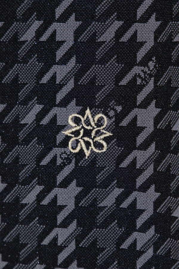 ロゴ千鳥ジャガード半袖シャツ (WOMENS)（0433260804） | St ANDREWS