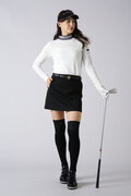ベア天竺長袖ハイネックカットソー (WOMENS)