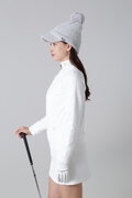 12G求心柄裏地付きクルーネックプルオーバーニット (WOMENS)