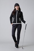 12G天竺裏地付きスタンドジップニットブルゾン (WOMENS)