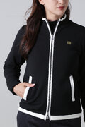 12G天竺裏地付きスタンドジップニットブルゾン (WOMENS)