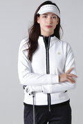 12G天竺裏地付きスタンドジップニットブルゾン (WOMENS)