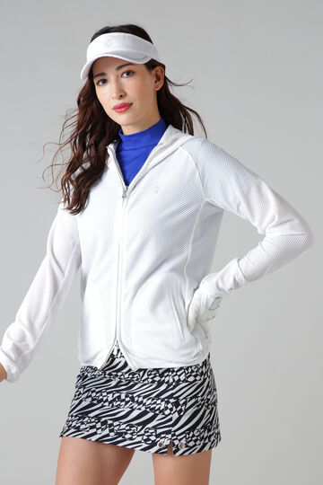 プラスリッチ ハニカムフルジップフーディ (WOMENS)