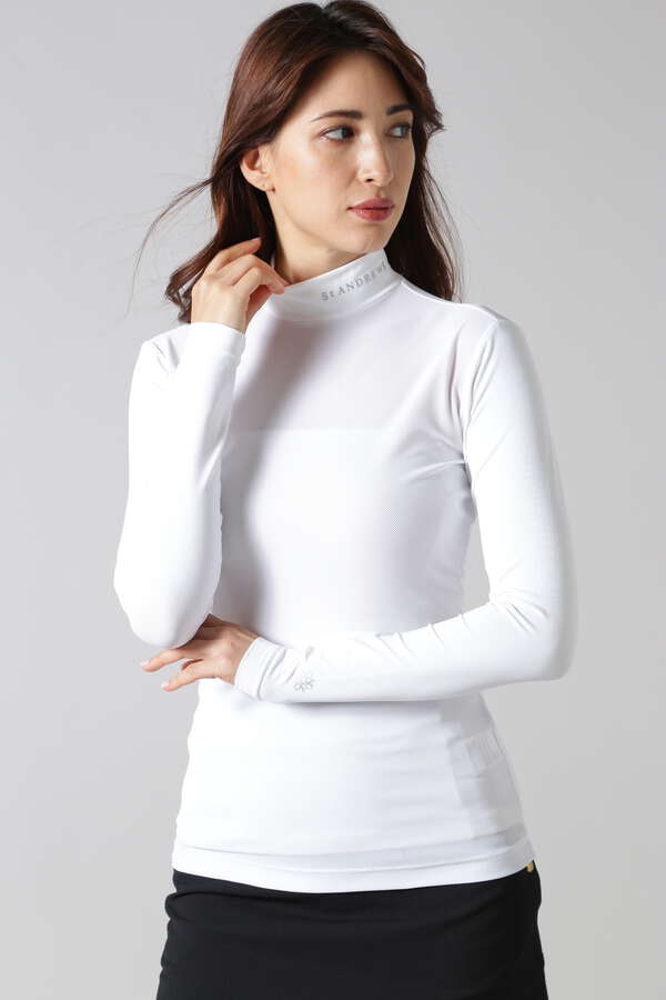 ツインコットンUV× SUNPROFITメッシュ長袖ハイネックインナー (WOMENS)（0433966352） St ANDREWS  セントアンドリュース 【公式】通販