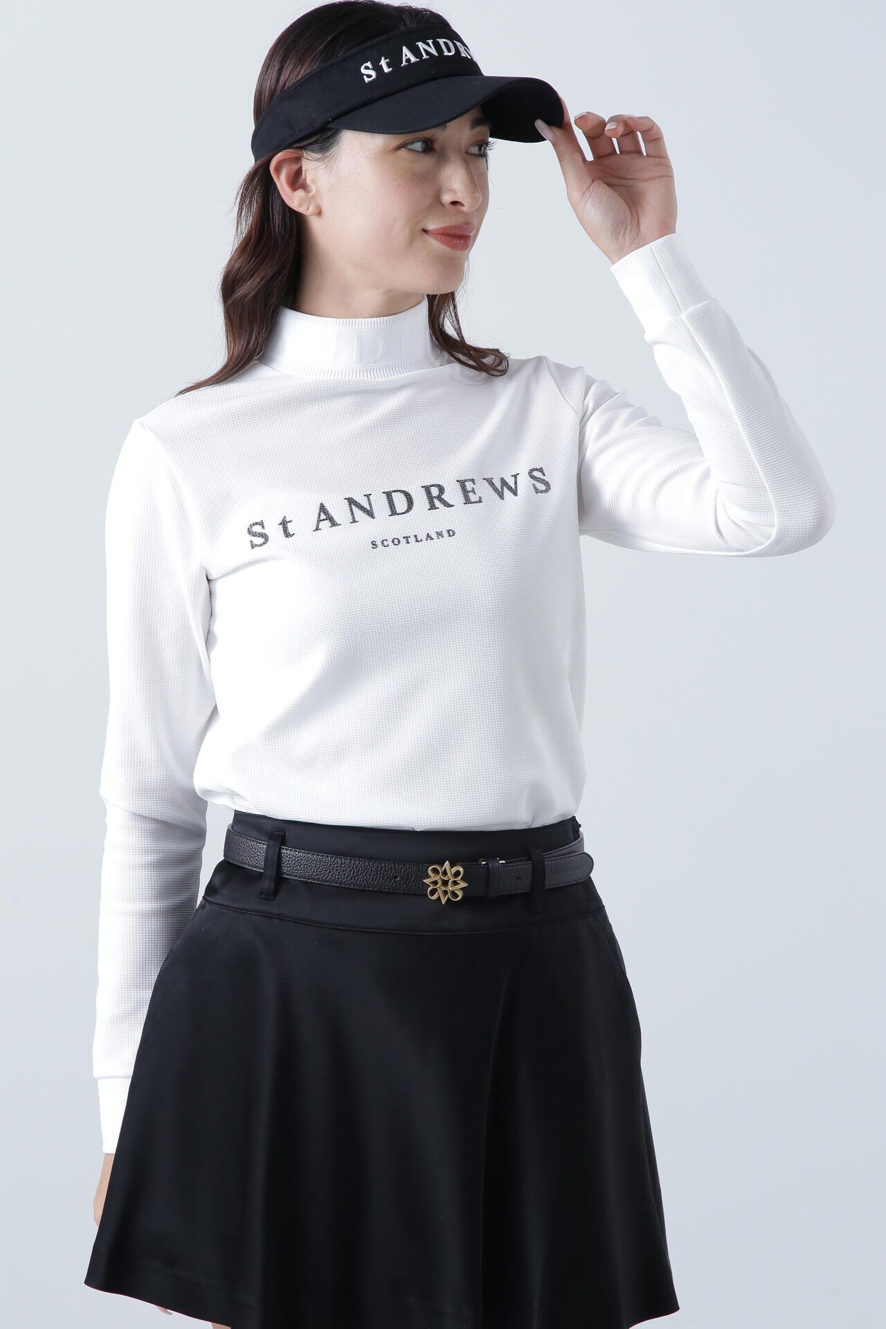 St ANDREWS】ブロックリバー長袖ハイネック (WOMENS)