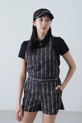 リベットストライププリントサロペット (WOMENS)