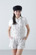 リベットストライププリントサロペット (WOMENS)