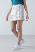 リベットストライププリントスカート (WOMENS)