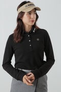 ソリストヒートカノコ インレイ長袖ポロシャツ (WOMENS)