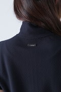 デルタ半袖 ハーフジップアップカットソー (WOMENS)