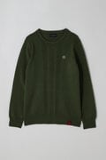 12Gカシミヤ混 クルーネックニットプルオーバー (WOMENS)