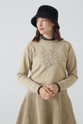 14G クルーネックニットプルオーバー (WOMENS)