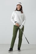 12Gケーブル裏地付き クルーネックニットプルオーバー (WOMENS)