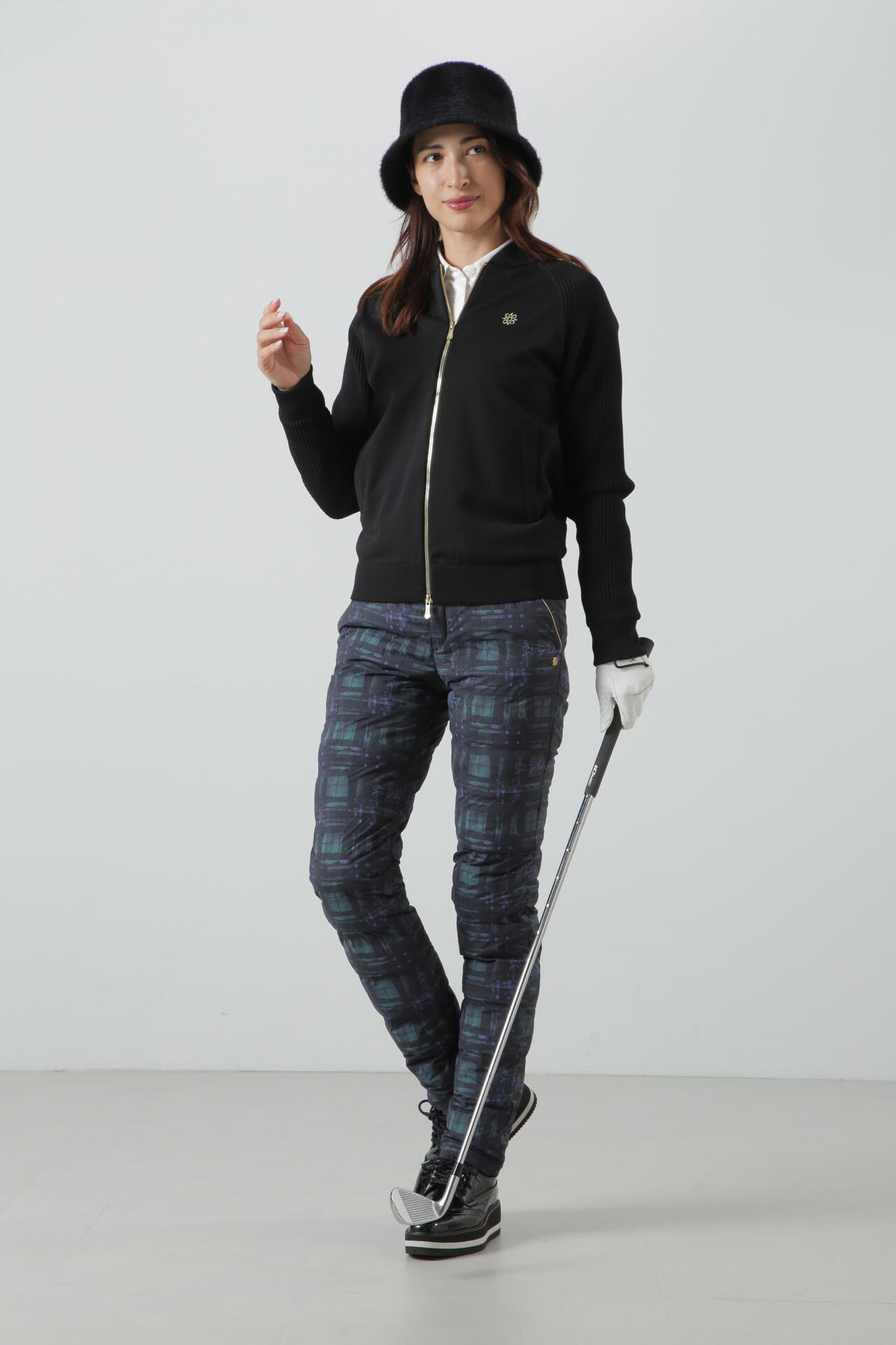 St ANDREWS】裏地付きニットブルゾン (WOMENS)