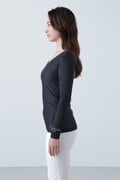 ツインコットンUV×SUNPROFIT メッシュ長袖Ｕネックインナー (WOMENS)