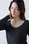 ツインコットンUV×SUNPROFIT メッシュ長袖Ｕネックインナー (WOMENS)