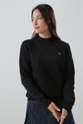 ＳＴＡロゴジャガード モールモックネックニット (WOMENS)