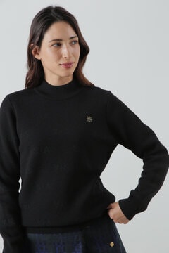 ＳＴＡロゴジャガード モールモックネックニット (WOMENS)