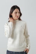 ＳＴＡロゴジャガード モールモックネックニット (WOMENS)