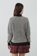 ラメモールモックネックニット (WOMENS)