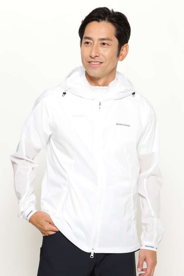 パーリーゲイツ Pertex Quantum Air フルジップ ウインドシェル フーディ Essential