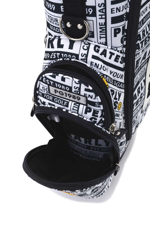 HAPPY NEWS スタンド式 キャディバッグ (46インチ対応) (UNISEX) <NEWS PAPER SERIES>
